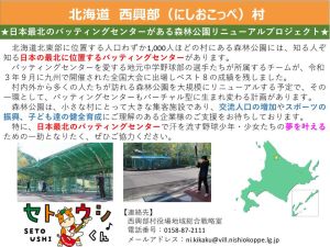 日本最北のバッティングセンターがある森林公園リニューアルプロジェクト画像