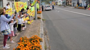 交通安全街頭啓発（西興部地区）